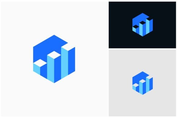 Download Chart Data Hexagon Geometric Logo - Logo Collection