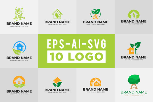 Download Greenhouse Logo Design Set - Logo Collection