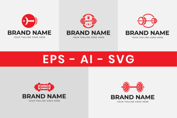 Download Fitness Gym Logo Design Set - Logo Collection