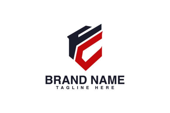 Download Letter FC Premium Geometric Logo Design. - Logo Collection