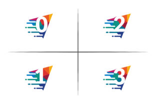 Download 0123 Colorful  Mosaic Logo - Logo Collection