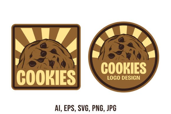 Download Cookies Logo Design Set Template - Logo Collection