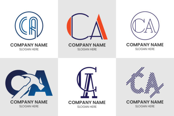 Download Initial Letter CA Logo Set - Logo Collection