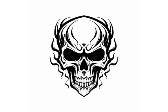 Download Pirate Skull Logo Flamingo Skull - Logo Collection