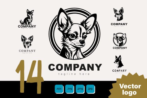 Download Chihuahua Dog Logos. Vector Chihuahua Si - Logo Collection