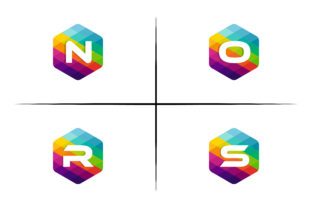 Download Nors Hexagon Mosaic Logo - Logo Collection