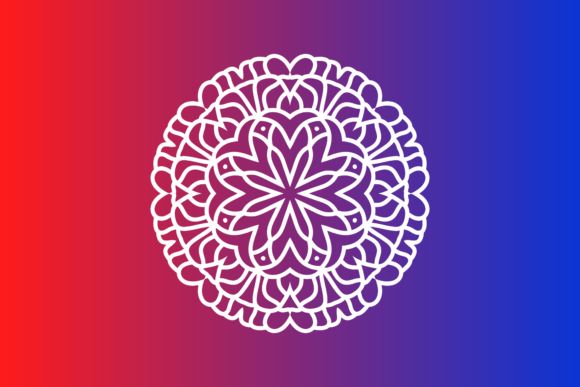 Download Mandala Flower Oriental Design - Flower Collection
