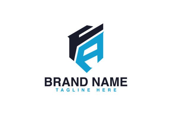 Download Letter FA Premium Geometric Logo Design. - Logo Collection