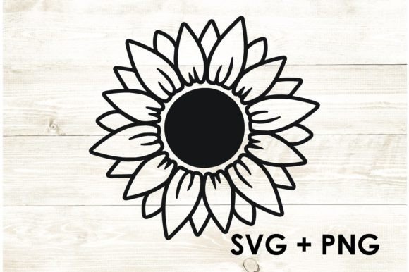 Download Sunflower Outline Simple Flower Design - Flower Collection