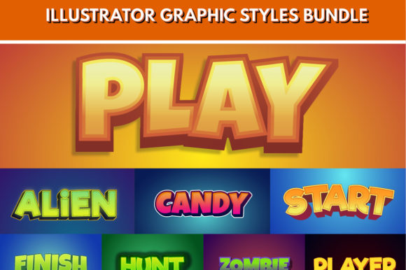 Download 8 Logo Graphic Styles - Premium Bundle