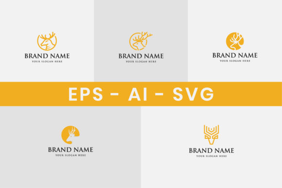 Download Deer Logo Design Set - Logo Collection