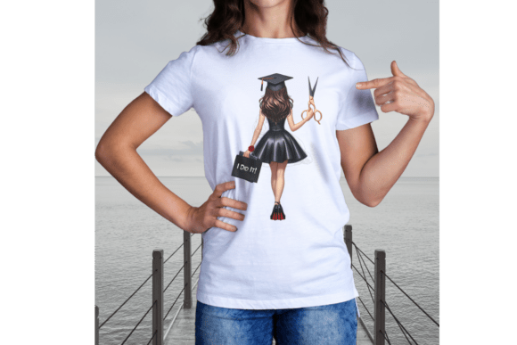Download Graduation Girl Hairstylist Cosmetology - Hair Collection