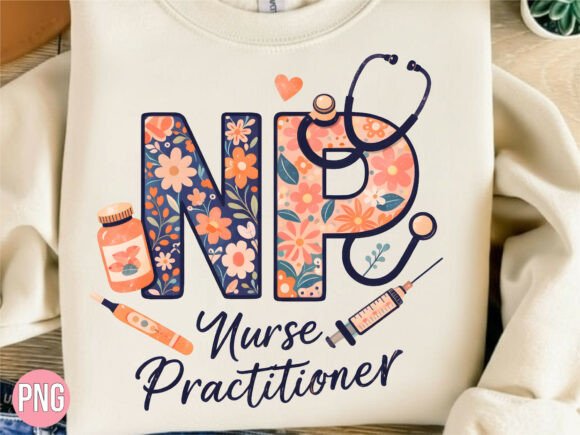 Download NP Nurse Practitioner Floral Design PNG - Flora Collection