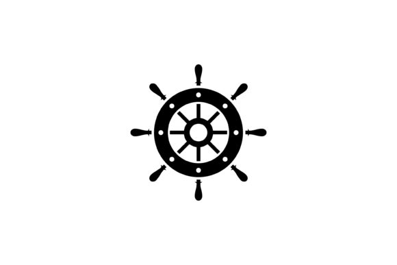 Download Ship Steering Wheel Vector Logo Design - Logo Collection