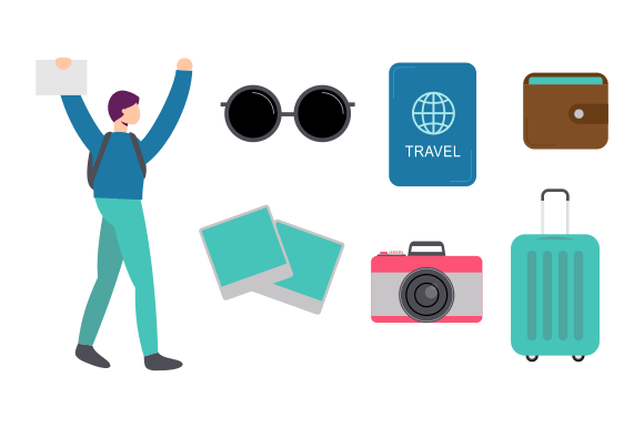 Download Travel Elements Logo Collection Vector - Logo Collection