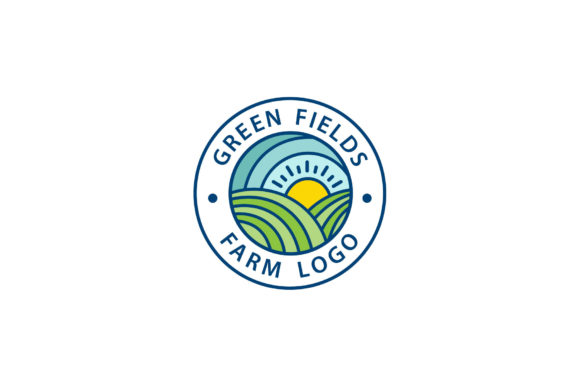 Download Green Farm Logos Vector Emblem - Premium Resources